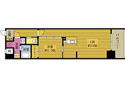 REGINA南大分 1LDKの間取図画像