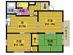 物件の間取り