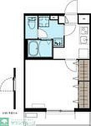 ヴィラ大和 1Kの間取図画像