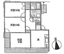 レーベンハイム21B棟 3DKの間取図画像