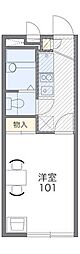 レオパレスコジマ 1Kの間取図画像