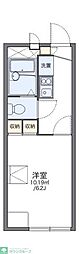 レオパレスアルシオネ2 1Kの間取図画像