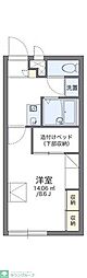 レオパレスベンデュール伊勢原 1Kの間取図画像