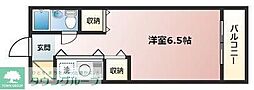 アライブプラザ ワンルームの間取図画像