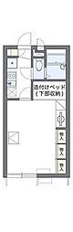 レオパレスマルベリーランチB 1Kの間取図画像
