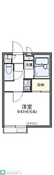 レオパレスSKY 1Kの間取図画像