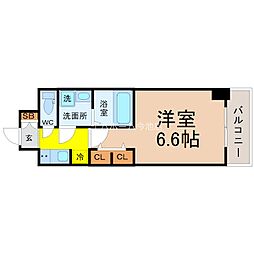 S-RESIDENCEImaikearcana 1Kの間取図画像