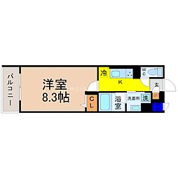 シロノハウス 1Kの間取図画像