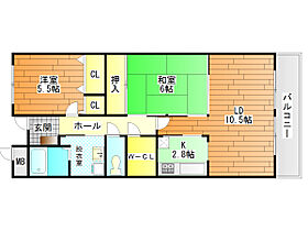 Excellent  (エクセレント)  ｜ 大阪府羽曳野市南恵我之荘５丁目（賃貸マンション2LDK・3階・59.08㎡） その2