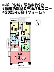 間取図画像 3LDK