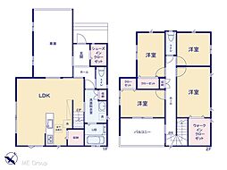 柏市南逆井6丁目　新築一戸建て　全1棟