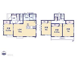 草加市吉町2丁目　新築一戸建て　全3棟