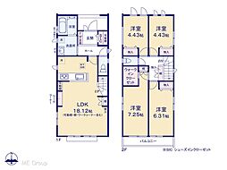松戸市八ヶ崎5丁目　15期　新築一戸建て　全2棟