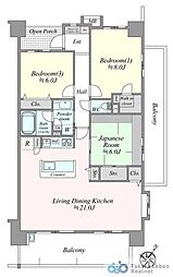 間取図画像 3LDK