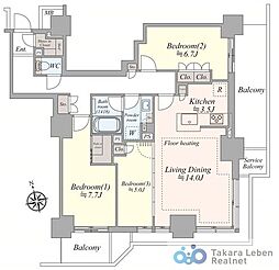 間取図画像 3LDK