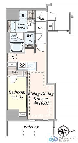 間取り ネベル三鷹 7階/-