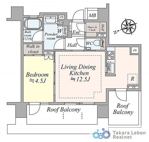 間取り クレヴィア西荻窪 7階/-