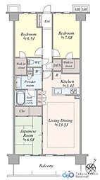 間取図画像 3LDK