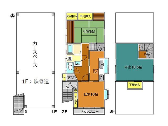 間取り 足立区綾瀬6丁目