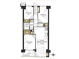 間取図画像 3LDK