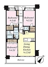 間取図画像 3LDK