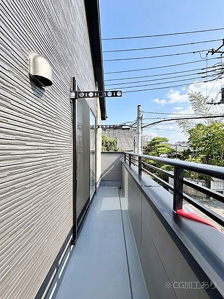 バルコニーを拡大表示