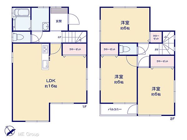間取りを拡大表示