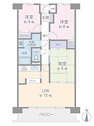 ニュー春日部ダイヤモンドマンション 3LDKの間取図画像