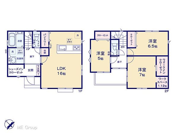 間取りを拡大表示