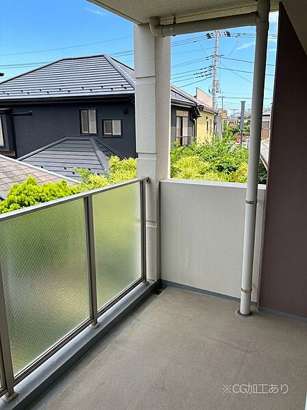 心地よい風を感じながらお洗濯物が干せそうです