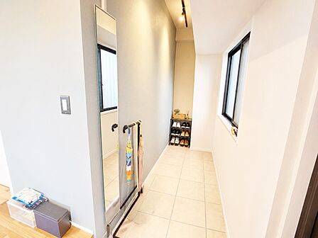 大きな物もしっかり片付く土間収納