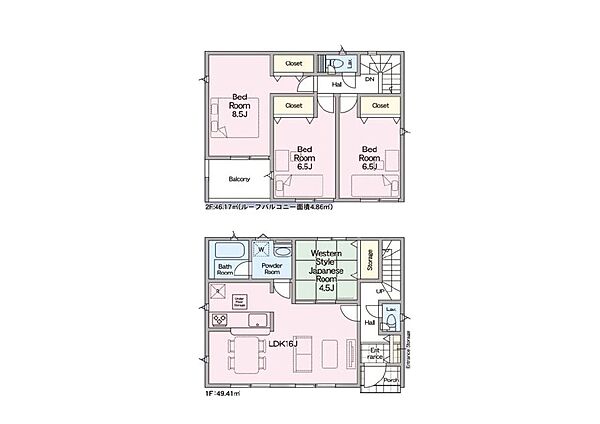 間取りを拡大表示