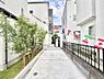 外観：奥まった敷地にあるプライベートを保てる住まい