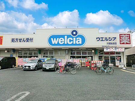 ドラッグストア 670m ウエルシア川越仙波店
