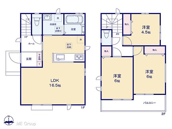 間取りを拡大表示