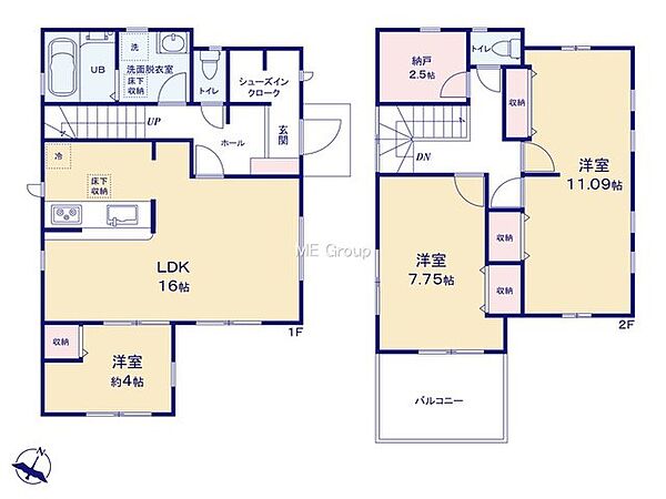 間取りを拡大表示