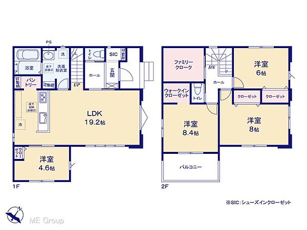 間取りを拡大表示
