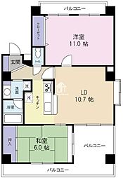 FLATSITOH 2LDKの間取図画像