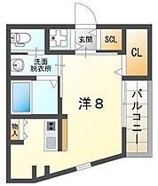 エンジェルズコート西三荘  ｜ 大阪府門真市本町（賃貸アパート1R・1階・22.78㎡） その2