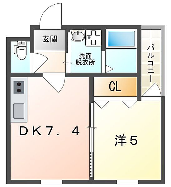 フジパレス守口V番館 ｜大阪府守口市八雲中町１丁目(賃貸アパート1DK・3階・31.74㎡)の写真 その2