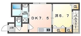 フジパレス守口II番館  ｜ 大阪府守口市八雲西町２丁目（賃貸アパート1DK・1階・34.62㎡） その2