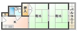間取図画像 2K
