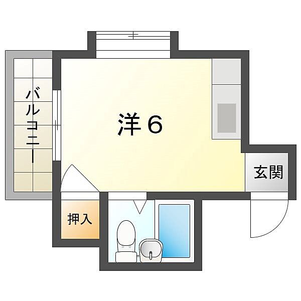 シティハイツ萱島（萱島東） ｜大阪府寝屋川市萱島東１丁目(賃貸マンション1R・3階・14.50㎡)の写真 その2