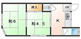 山田マンション  ｜ 大阪府寝屋川市萱島本町（賃貸マンション2K・2階・28.00㎡） その2