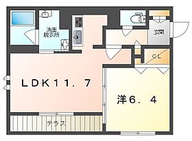 ShaMaison　Core  ｜ 大阪府寝屋川市明徳１丁目（賃貸アパート1LDK・1階・44.08㎡） その2