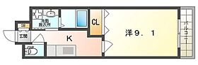 ブラウニーピア  ｜ 大阪府寝屋川市対馬江東町（賃貸マンション1K・2階・31.00㎡） その2