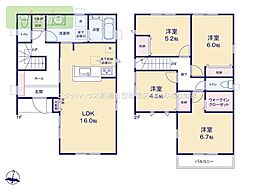 本八幡14分 4LDK 水廻り集中型 2号棟