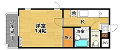 ツインE&T 1Kの間取図画像
