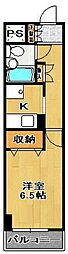 NOVA東口ビル 1Kの間取図画像