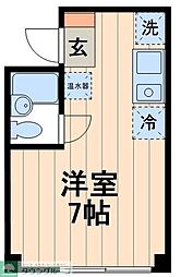 レジェンド森下 ワンルームの間取図画像